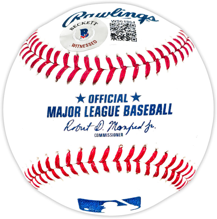 Dave Winfield Signed MLB Baseball New York Yankees "3110 Hits" Beckett Wit