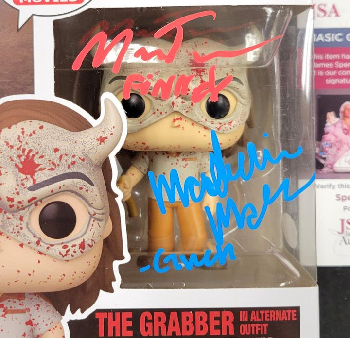 Madeleine McGraw & Mason Thames signed Black Phone Grabber Funko Pop! auto JSA