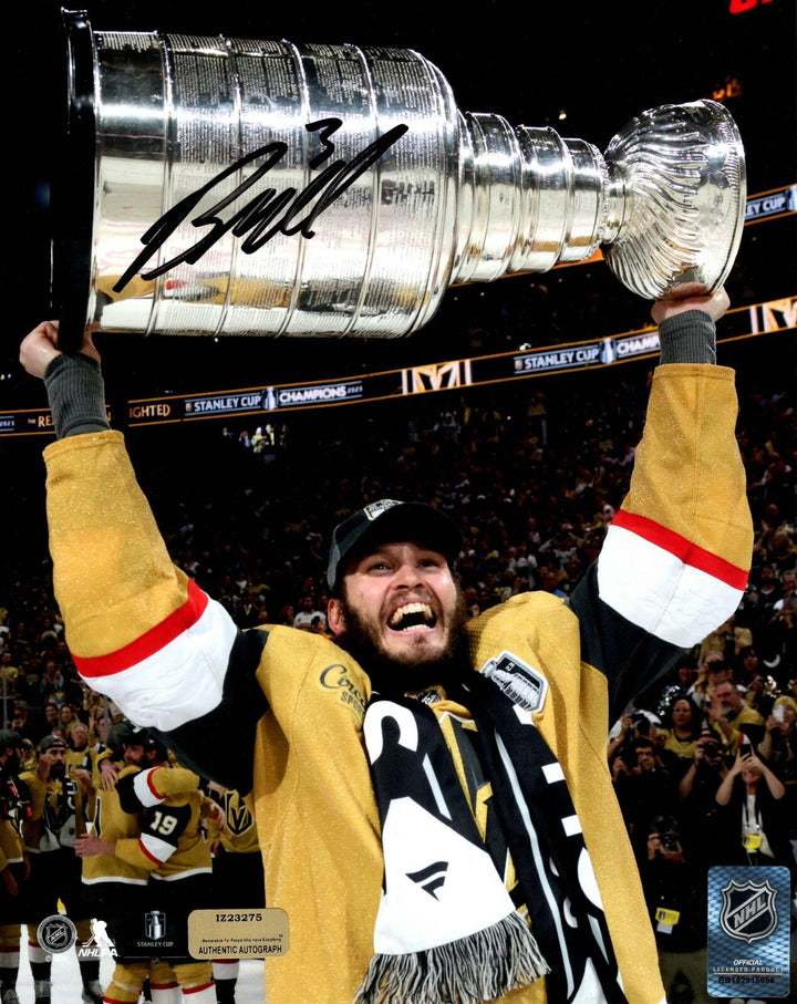Brayden McNabb Autograph 8x10 Photo Vegas Golden Knights Stanley Cup IGM Signed