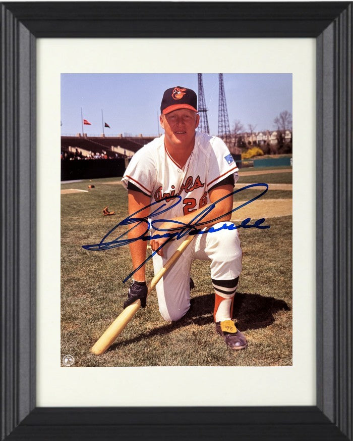 Boog Powell signed Baltimore Orioles MLB 8x10 Photo Framed -  COA (AL MVP 1970)