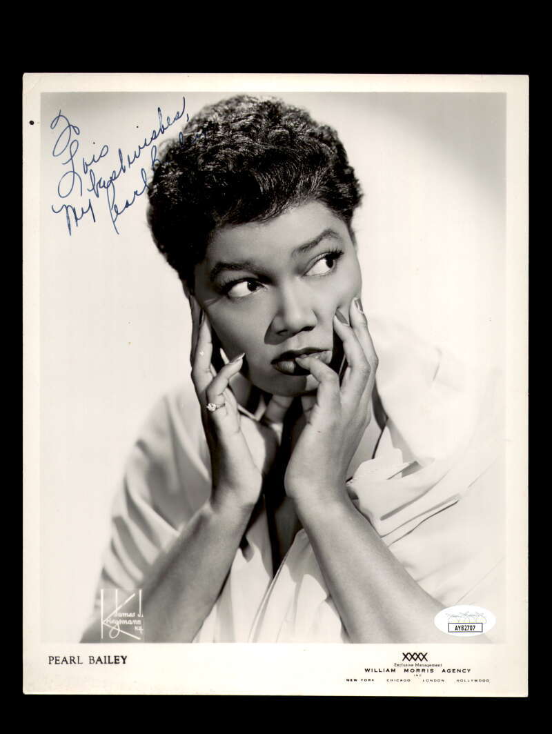 Pearl Bailey JSA Coa Signed 8x10 Photograph Autograph