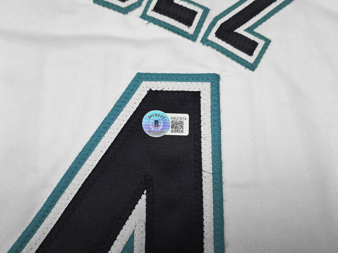 Seattle Mariners Julio Rodriguez Signed White Jersey Beckett