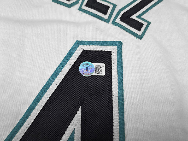 Seattle Mariners Julio Rodriguez Signed White Jersey Beckett