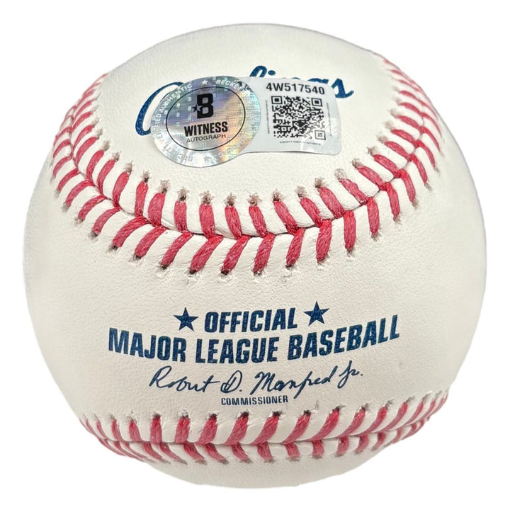 Michael Busch Chicago Cubs Signed Official MLB Baseball BAS