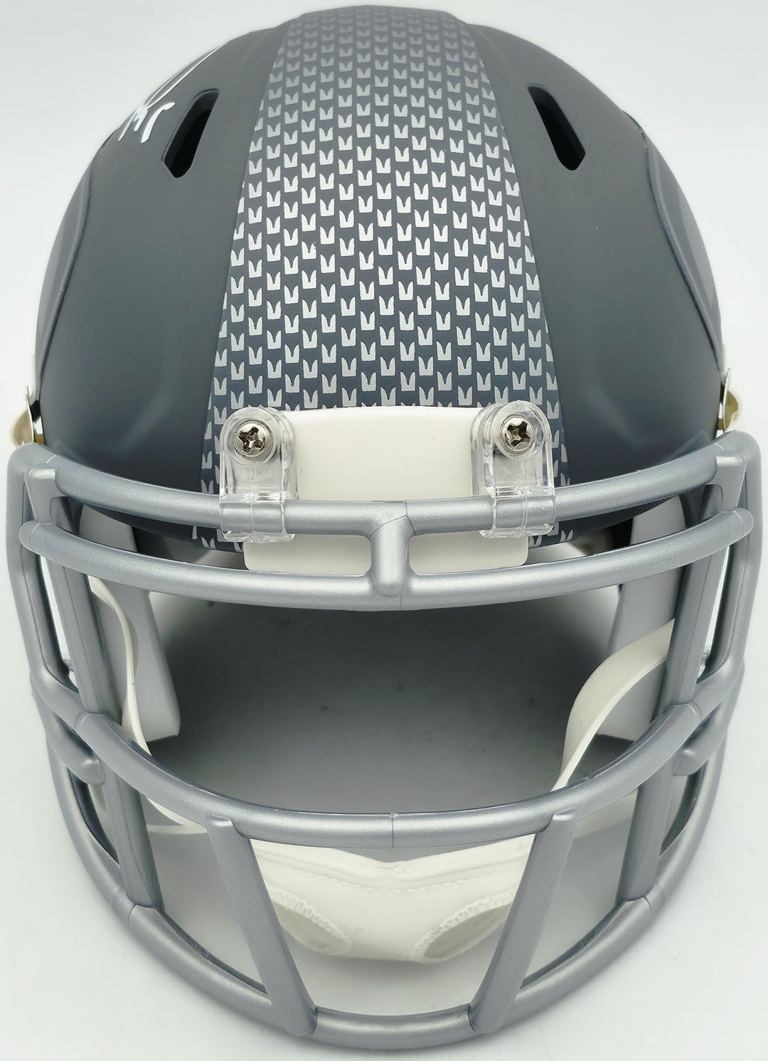 Zach Charbonnet Signed Seattle Seahawks Slate Silver Speed Mini Helmet MCS Holo