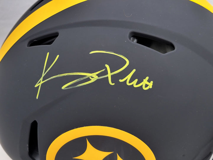 Kenny Pickett Auto Steelers Eclipse Black Full Size Authentic Speed Helmet BAS