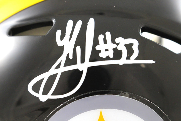 Jack Sawyer Autographed Pittsburgh Steelers Mini Helmet Beckett Witness 51654