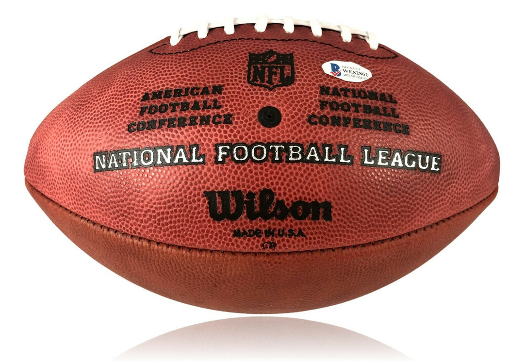 Drew Brees Autographed Football Saints BAS COA Signed