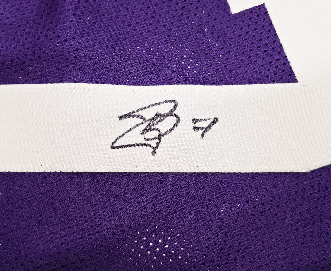LSU Tigers Patrick Peterson Signed Purple Jersey Beckett Witness