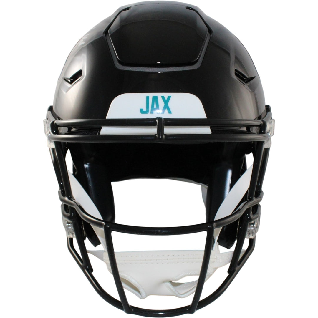 Travis Hunter Autographed Jacksonville Jaguars SpeedFlex Helmet Beckett W 57930