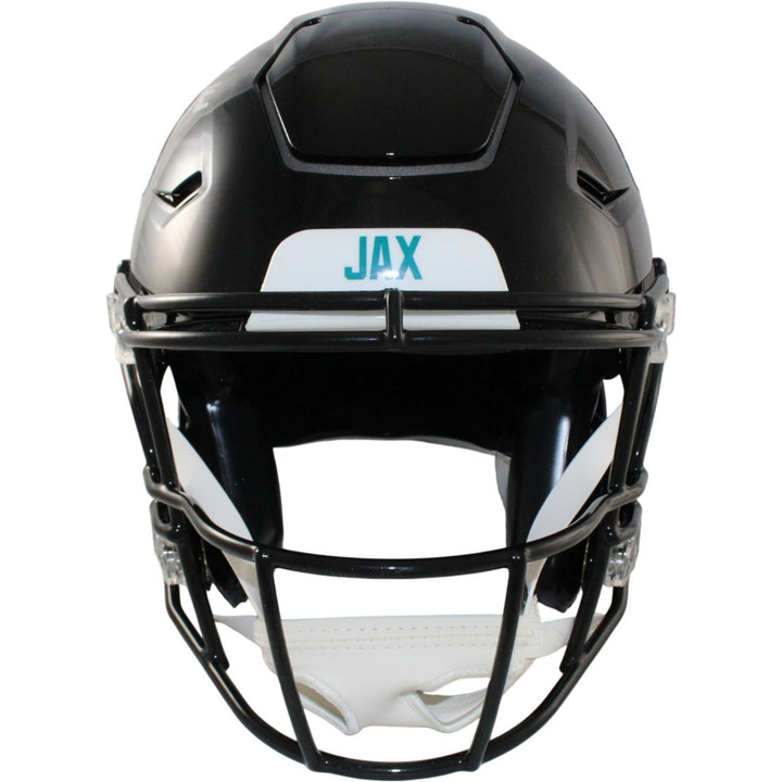 Travis Hunter Autographed Jacksonville Jaguars SpeedFlex Helmet Beckett W 57930