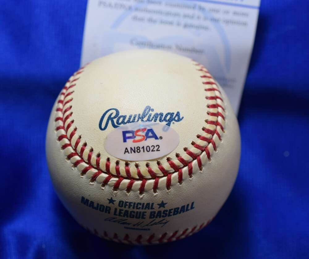 Manny Ramirez PSA DNA Autograph Major League OML Signed Baseball
