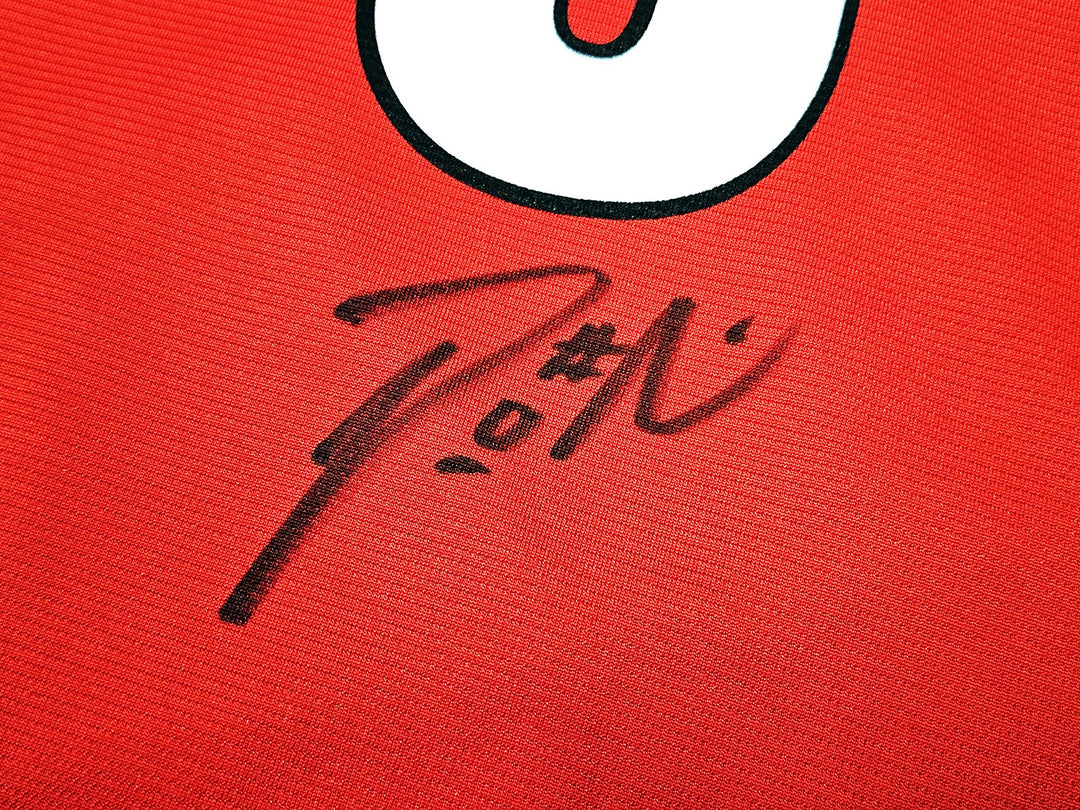 Portland Trailblazers Damian Lillard Signed Red Fanatics Jersey Size XL Beckett