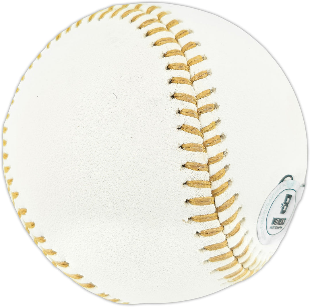 Ken Griffey Jr. Auto Official Gold Glove Logo Baseball Mariners Beckett 3W342025