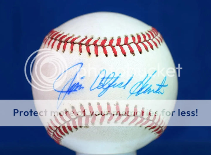 Jim Catfish Hunter Jsa Authenticated Signed American League Baseball Autograph