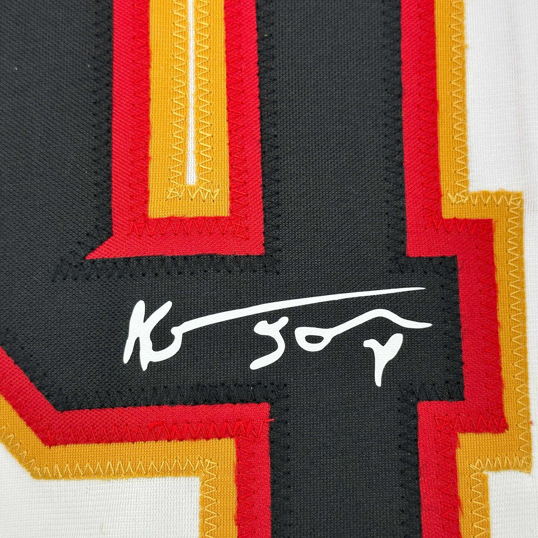 Facsimile Autographed Ketel Marte Arizona White Reprint Jersey Size Men's XL
