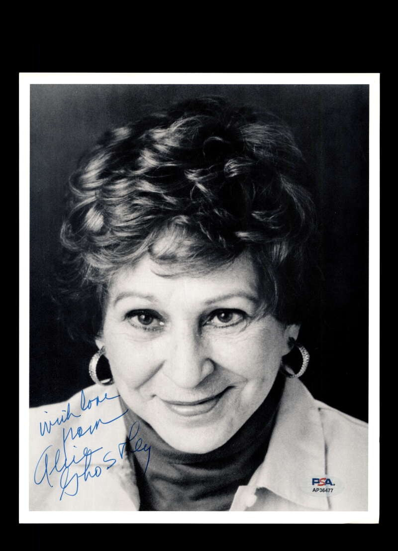 Alice Ghostley PSA DNA Coa Signed 8x10 Photo Autograph