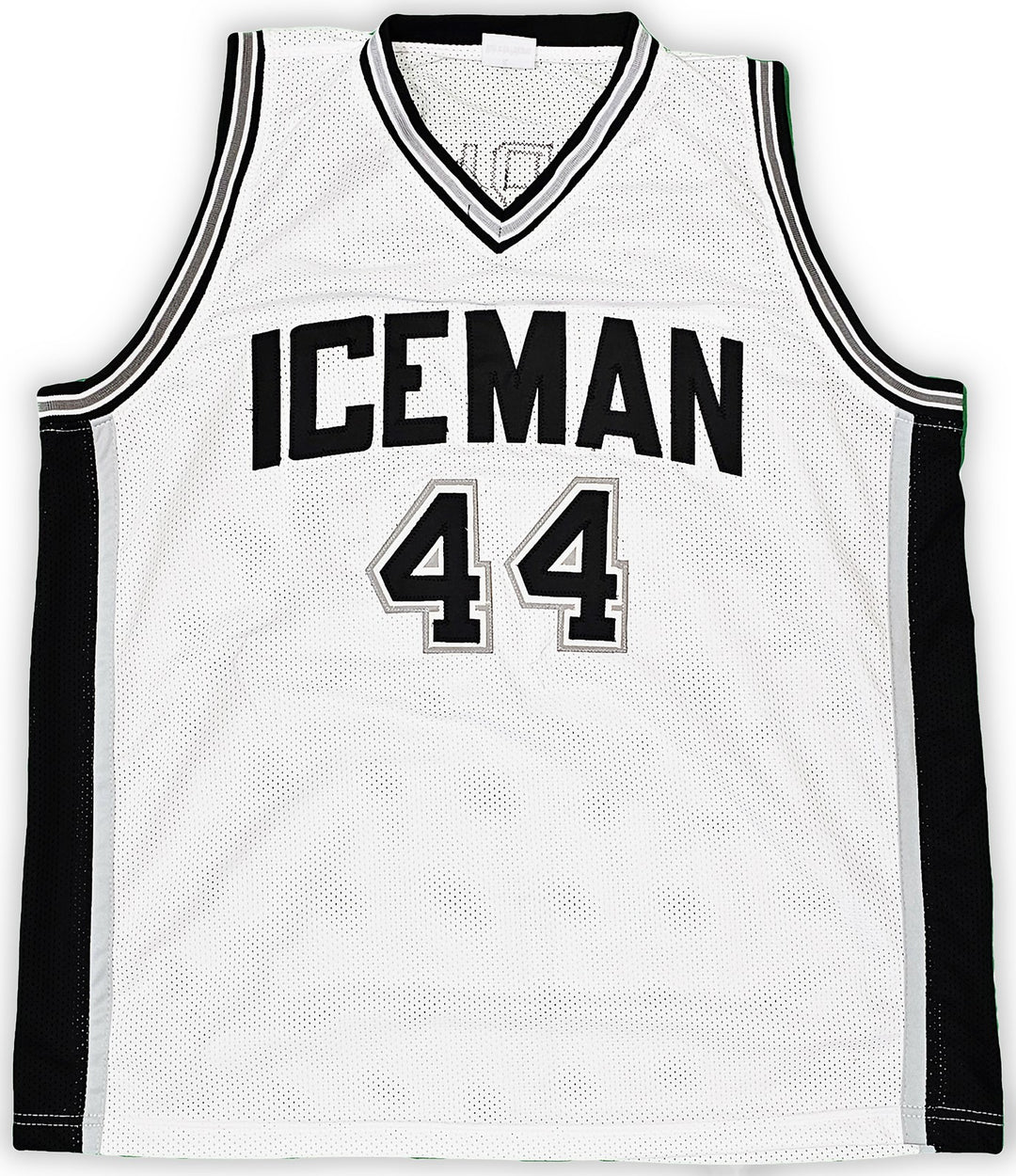 San Antonio Spurs George Gervin Signed White Jersey "Iceman" JSA