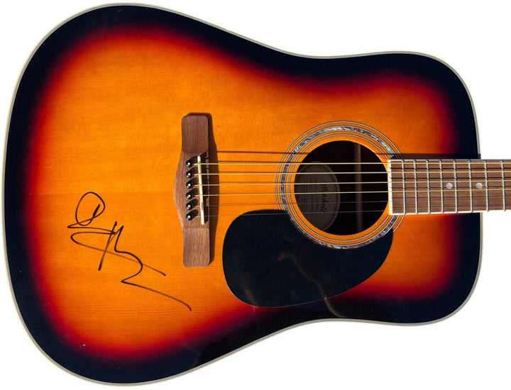 DAVE MATTHEWS SIGNED AUTOGRAPH ACOUSTIC GUITAR MITCHELL DMB BAND CRASH JSA LOA