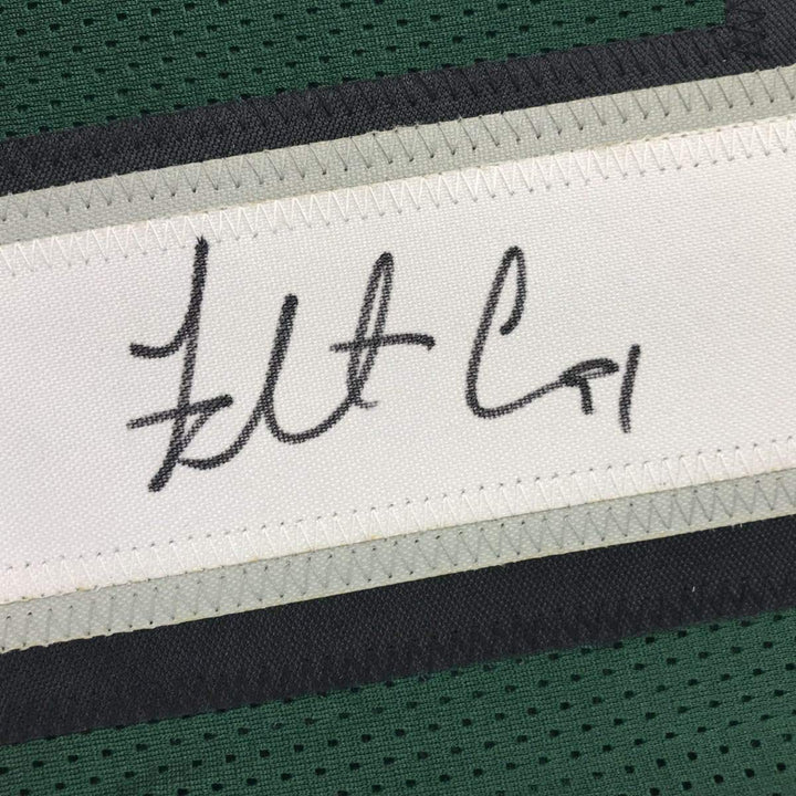 Autographed/Signed FLETCHER COX Philadelphia Green Football Jersey JSA COA Auto