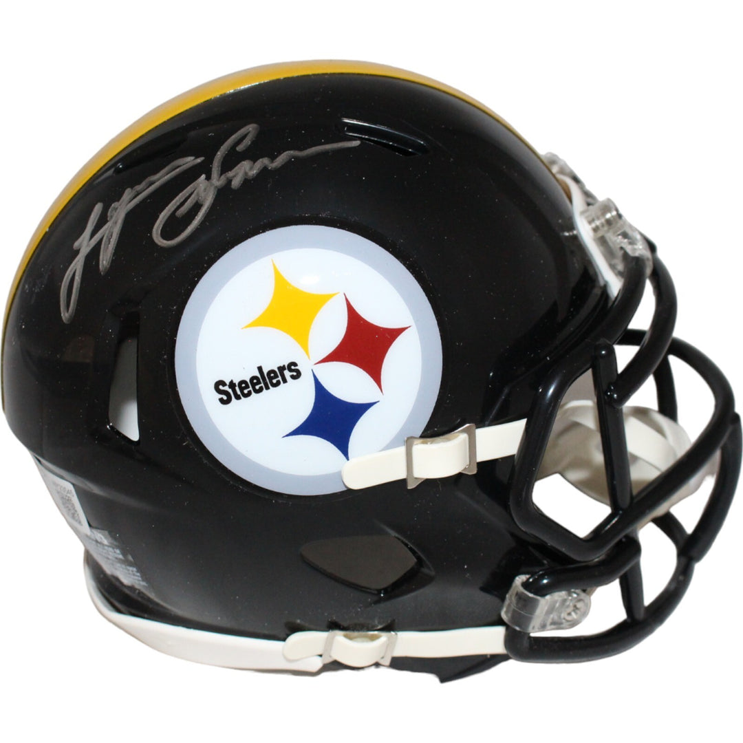 Lynn Swann Autographed Pittsburgh Steelers Speed Mini Helmet Beckett 42998