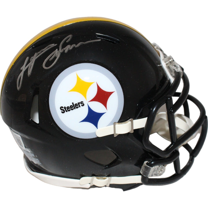 Lynn Swann Autographed Pittsburgh Steelers Speed Mini Helmet Beckett 42998