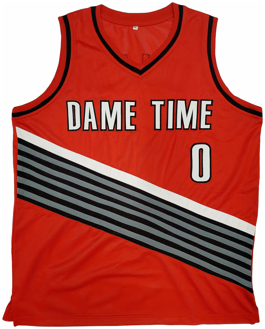 Portland Trail Blazers Damian Lillard Signed Red Jersey Beckett