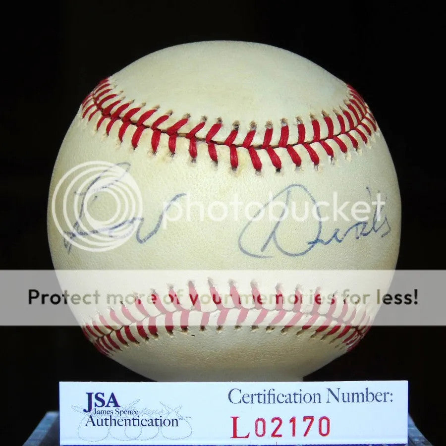 Lou Dials Jsa Autograph National League Baseball Signed Authentic
