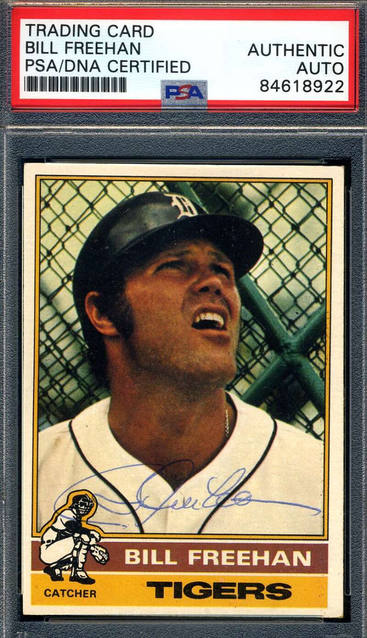 Bill Freehan PSA DNA Signed 1976 Topps Autograph