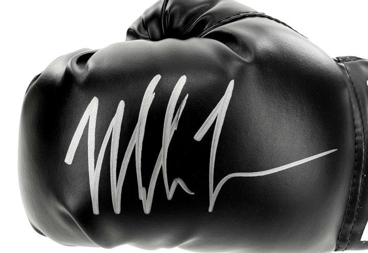 Mike Tyson Autographed Black Everlast Boxing Glove Beckett BAS COA Signed Iron