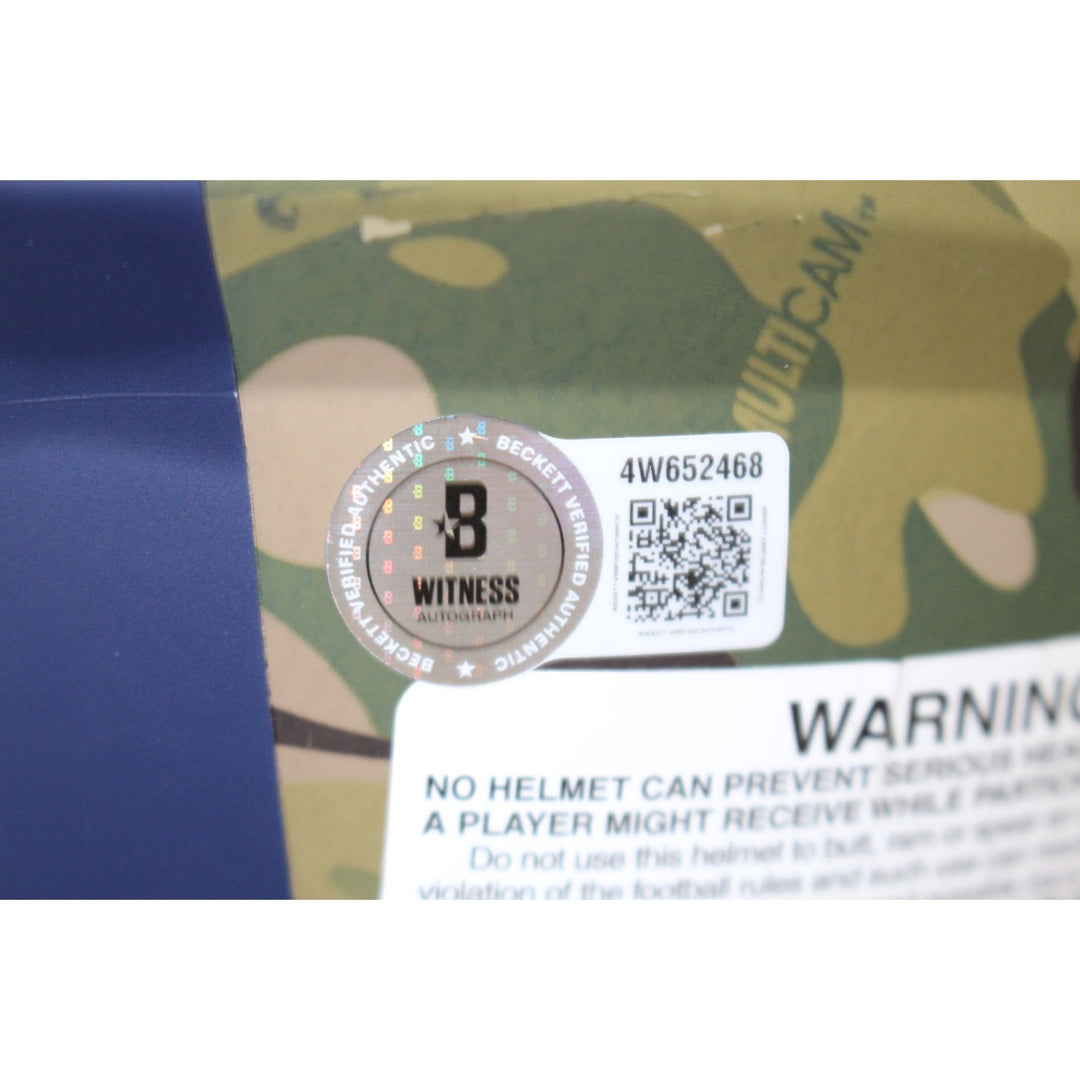 Demarcus Ware Autographed Dallas Cowboys Authentic Camo Helmet Beckett 56353