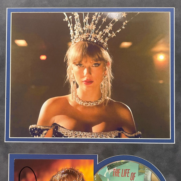 Taylor Swift Signed CD Cover Custom Framed PSA The Life of a Showgirl