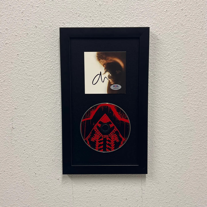 The Weeknd Signed CD Cover Framed PSA/DNA Autographed Hurry Up Tomorrow