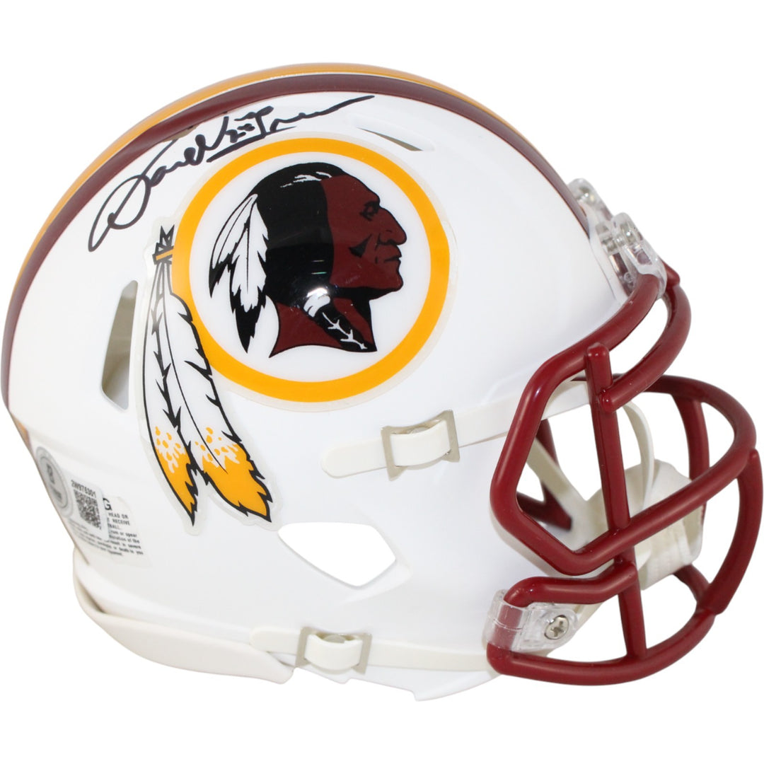 Darrell Green Autographed Washington Redskins Mini Helmet White Beckett W 51860