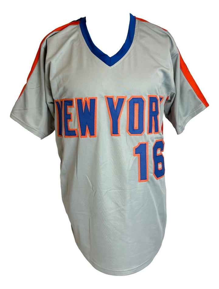 Dwight Doc Gooden New York Signed Gray Baseball Jersey JSA