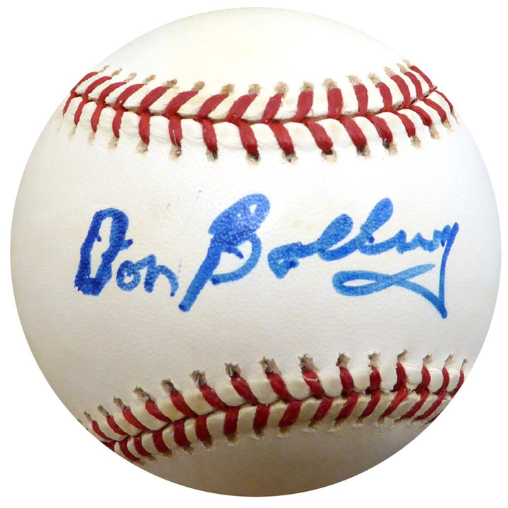 Don Bollweg Signed AL Baseball Yankees, St. Louis Cardinals Beckett