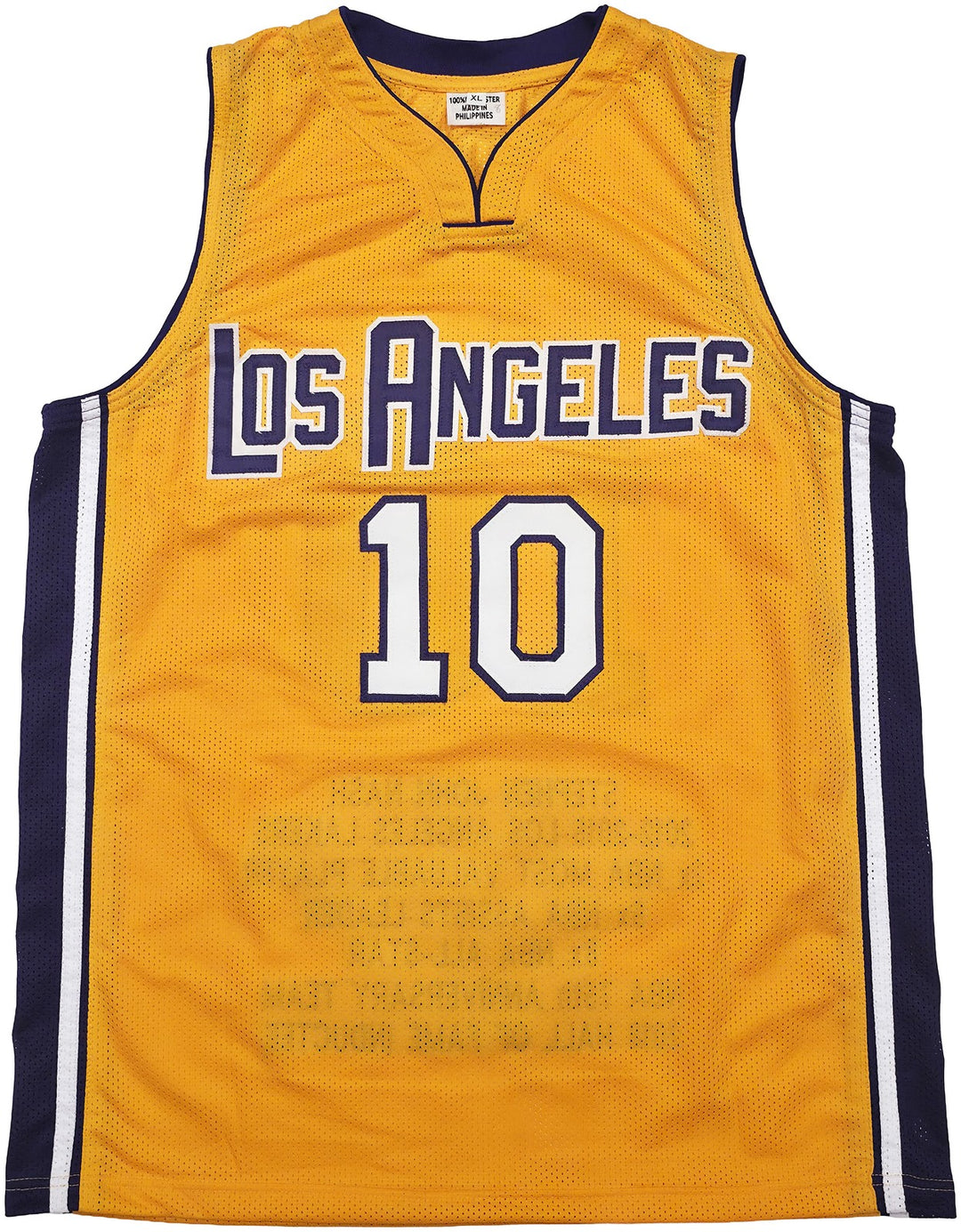 Los Angeles Lakers Steve Nash Autographed Signed Gold Stat Jersey Beckett Wit