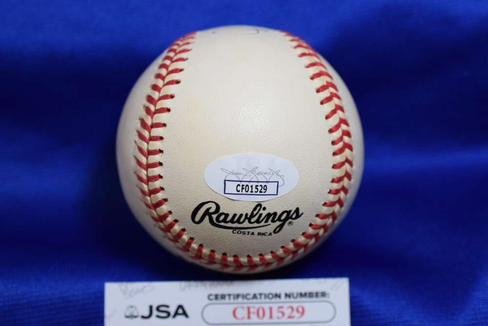 Tommy Davis JSA COA Autograph ONL National League Signed Baseball