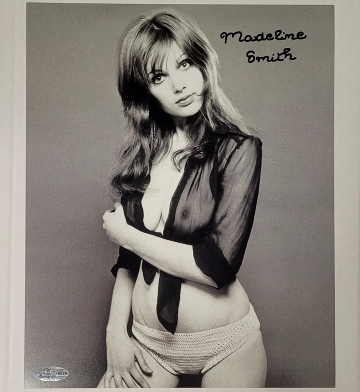MADELINE SMITH James Bond Girl 007 MISS CARUSO signed 8x10 Photo ~ OC COA + Holo