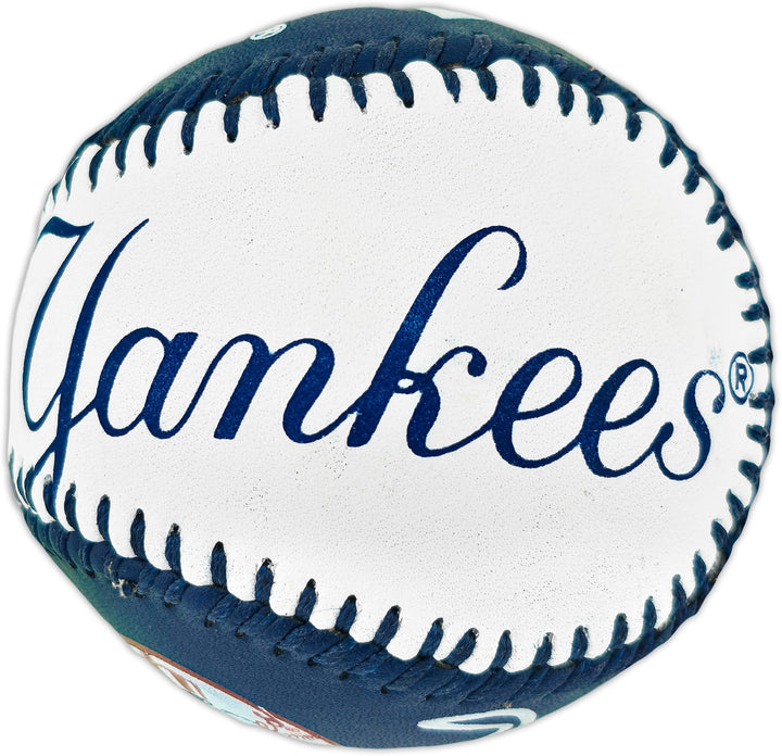 Ichiro Suzuki Auto Official Yankees Logo Baseball Mariners Beckett Witness