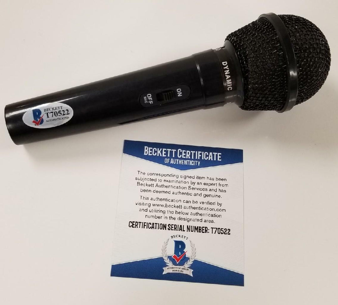 Slim Jxmmi signed Rae Sremmurd Microphone Autograph Mic auto ~ Beckett BAS COA