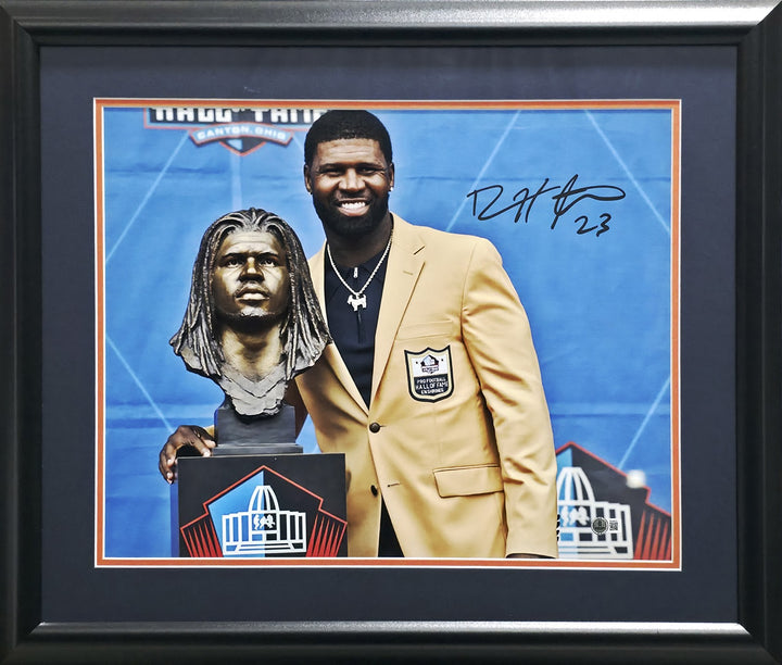 Devin Hester Signed Framed 16x20 Photo Chicago Bears HOF Ceremony Beckett BAS QR