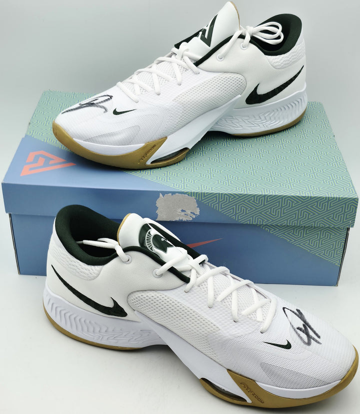 Giannis Auto 2022 (PE) Promo Michigan State Nike Zoom Freak 4 Game Shoes Size 16