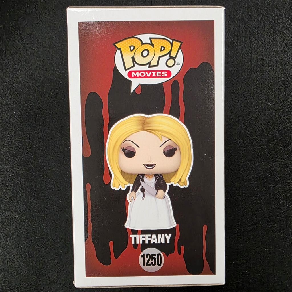 Jennifer Tilly signed Bride of Chucky Tiffany Funko Pop! 1250 YLW autograph JSA