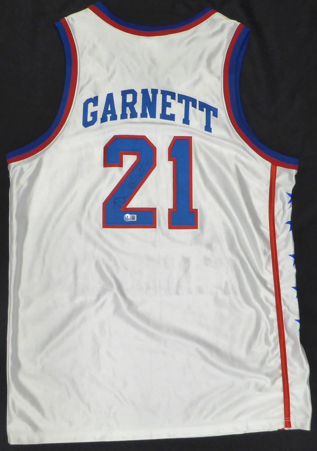 Kevin Garnett Signed White 1995 McDonalds All American Jersey Size 48 Beckett