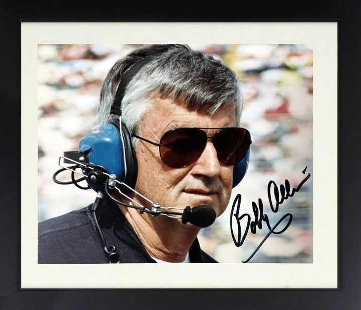 Bobby Allison signed NASCAR Racing Legend 8x10 Photo imperfect Framed- COA (HOF)