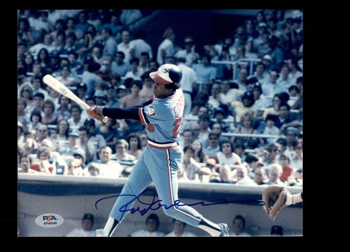 Rod Carew PSA DNA Signed 8x10 Photo Autographed Twins
