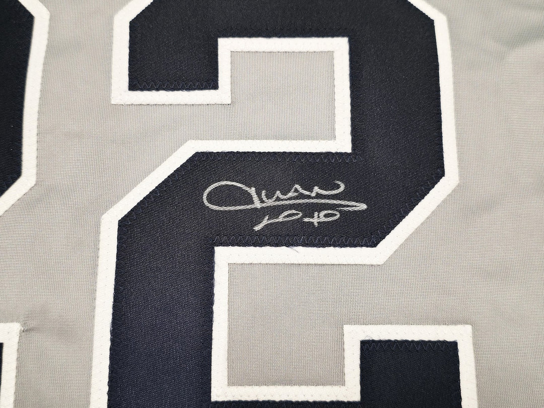New York Yankees Juan Soto Autographed Signed Gray Jersey Beckett BAS QR
