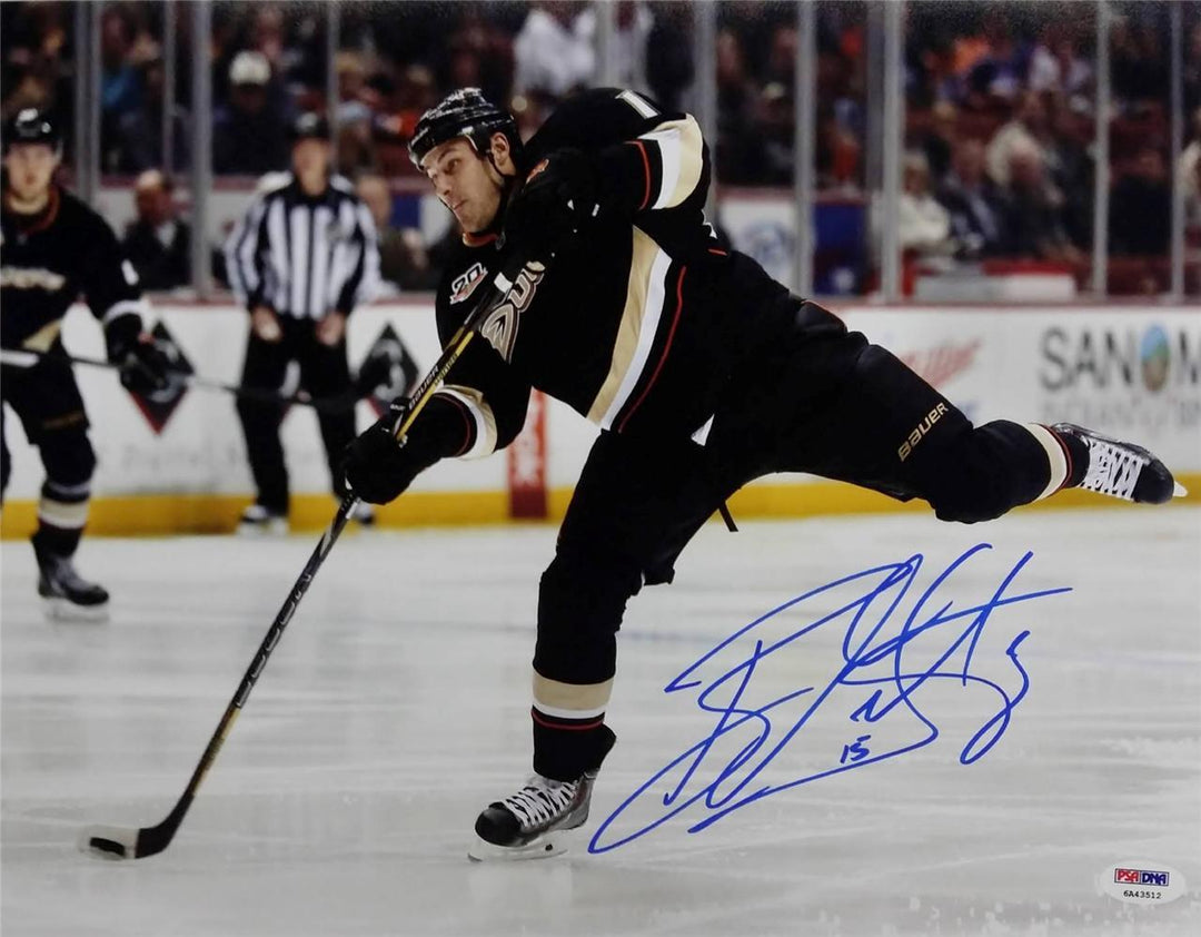Ryan Getzlaf Signed 11x14 Anaheim Ducks Photo ITP PSA/DNA Full Name Auto