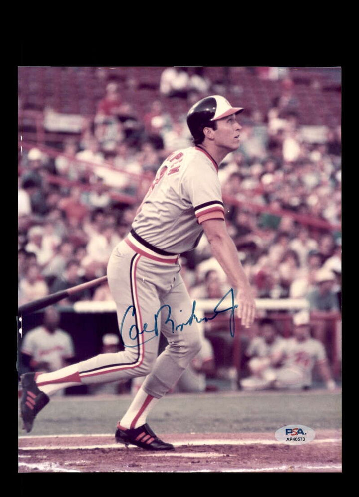 Cal Ripken Jr PSA DNA Signed 8x10 Photo Autograph Orioles